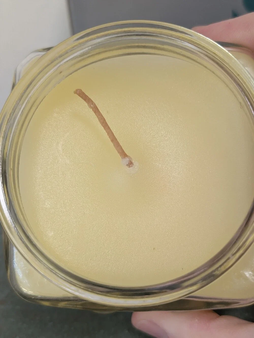 PartyLite Pineapple P1115 Bubble Jar Scented Wax Filled Candle 8 oz NEW w / Box